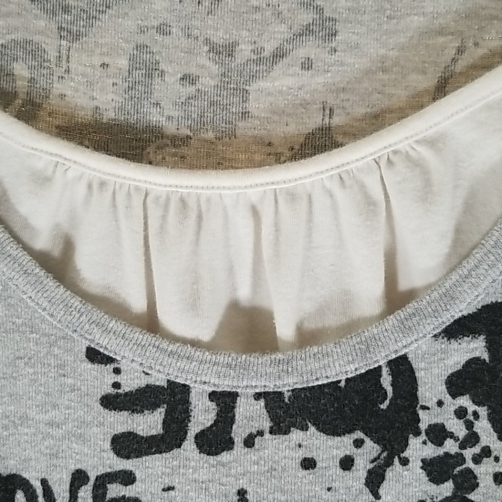 Energie Black and Gray Junior Top - Picture 4 of 5